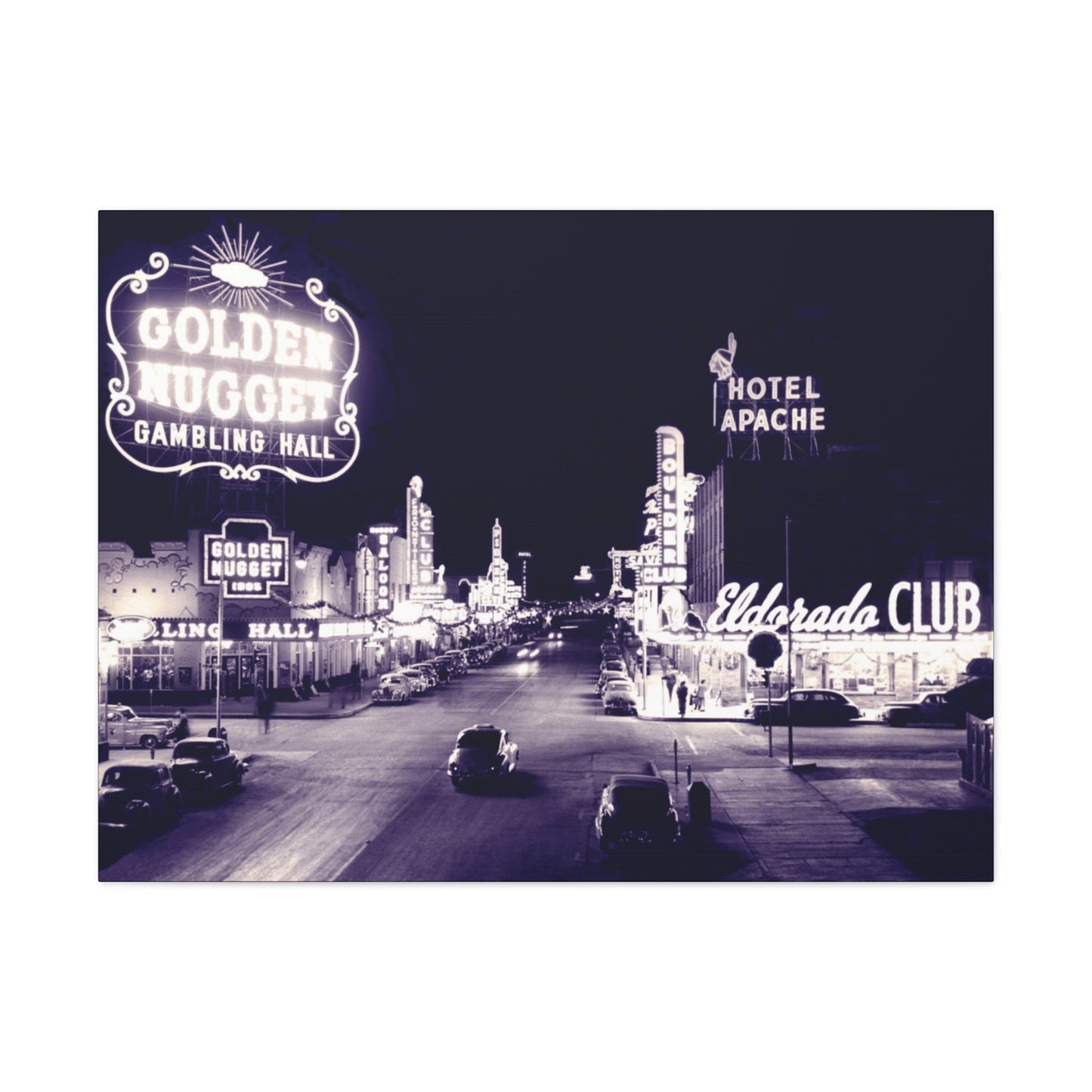 Las Vegas, Fremont Street, Wall Art, Canvas Art, Vintage Art