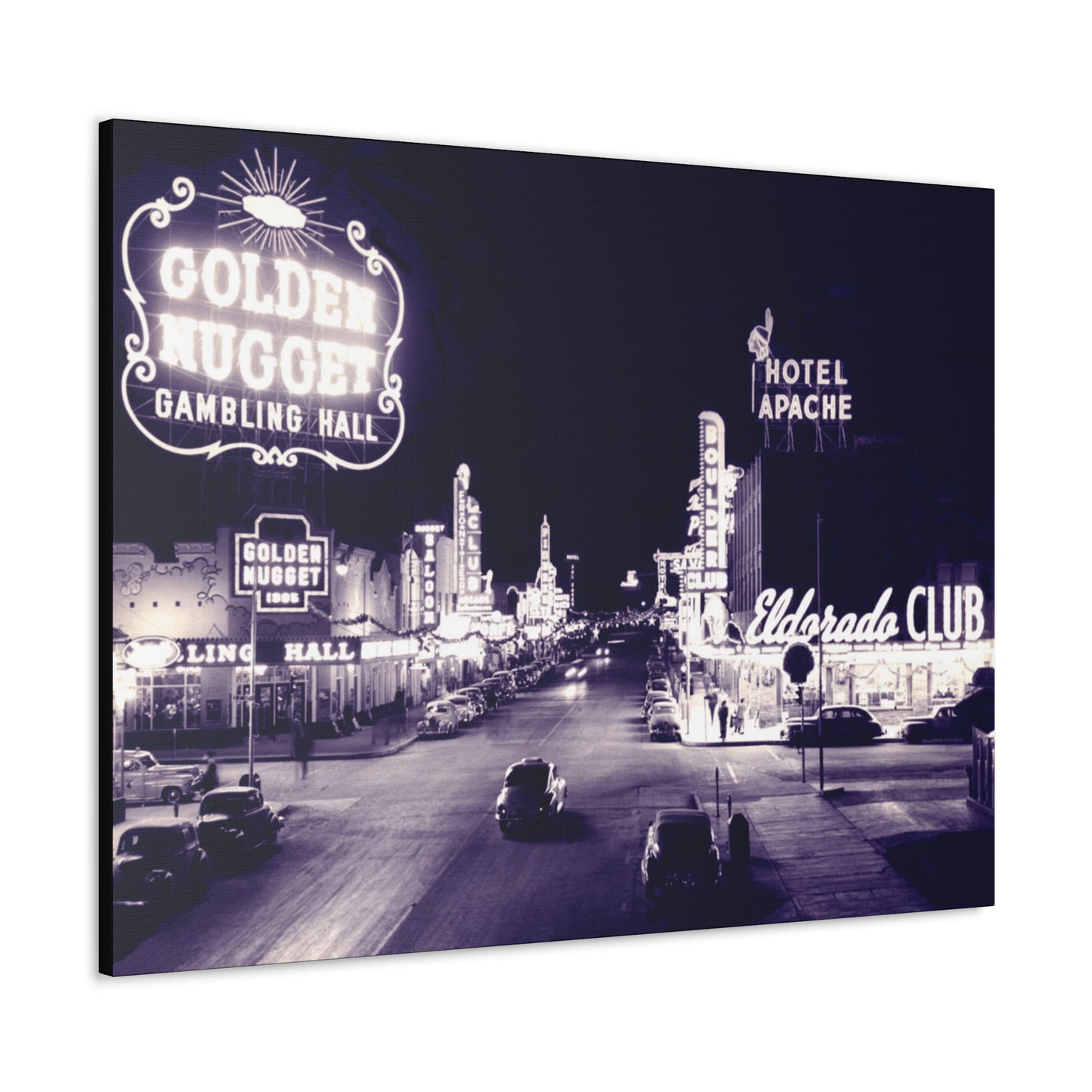 Las Vegas, Fremont Street, Wall Art, Canvas Art, Vintage Art