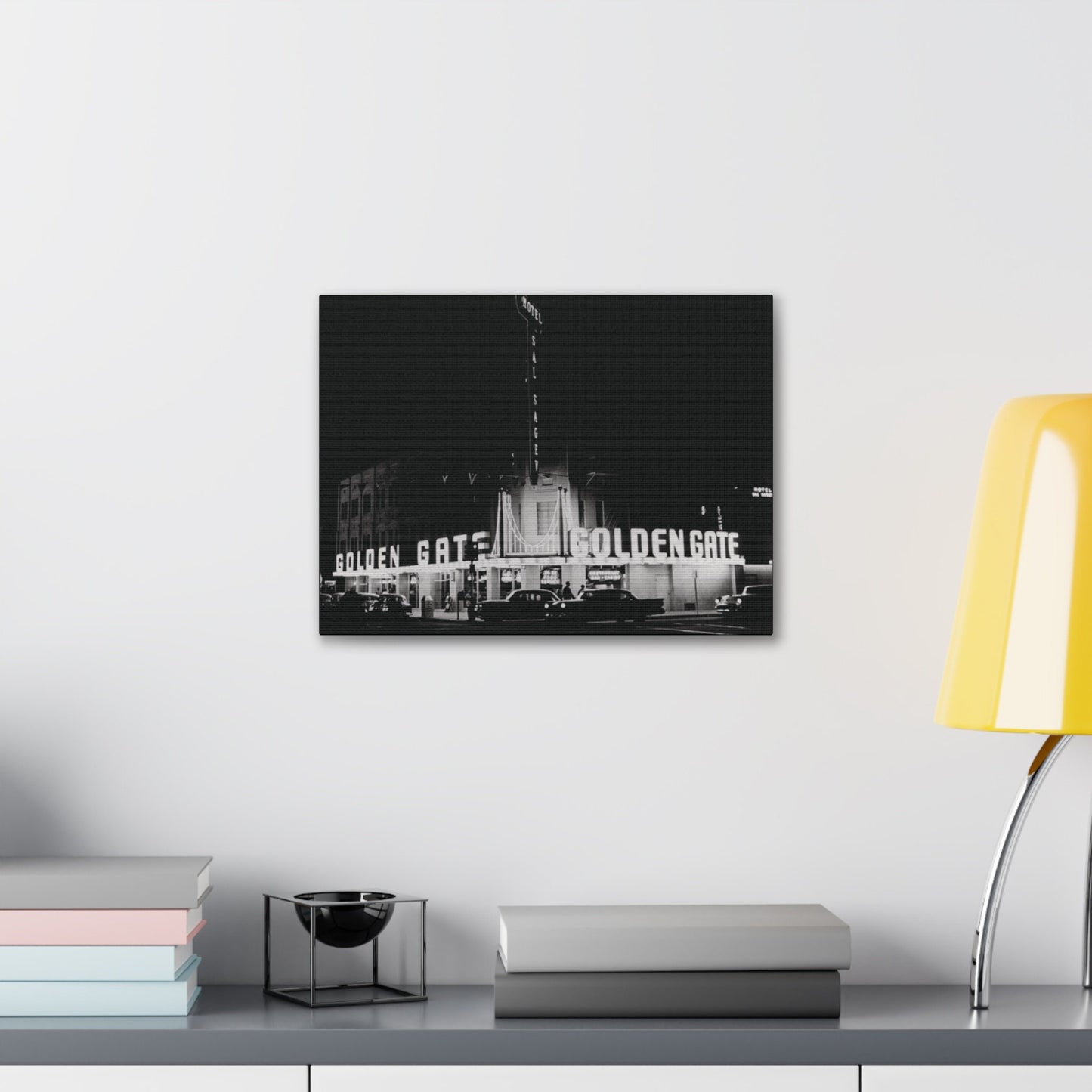 Vintage Casino Dreams: Fremont Street Canvas Art