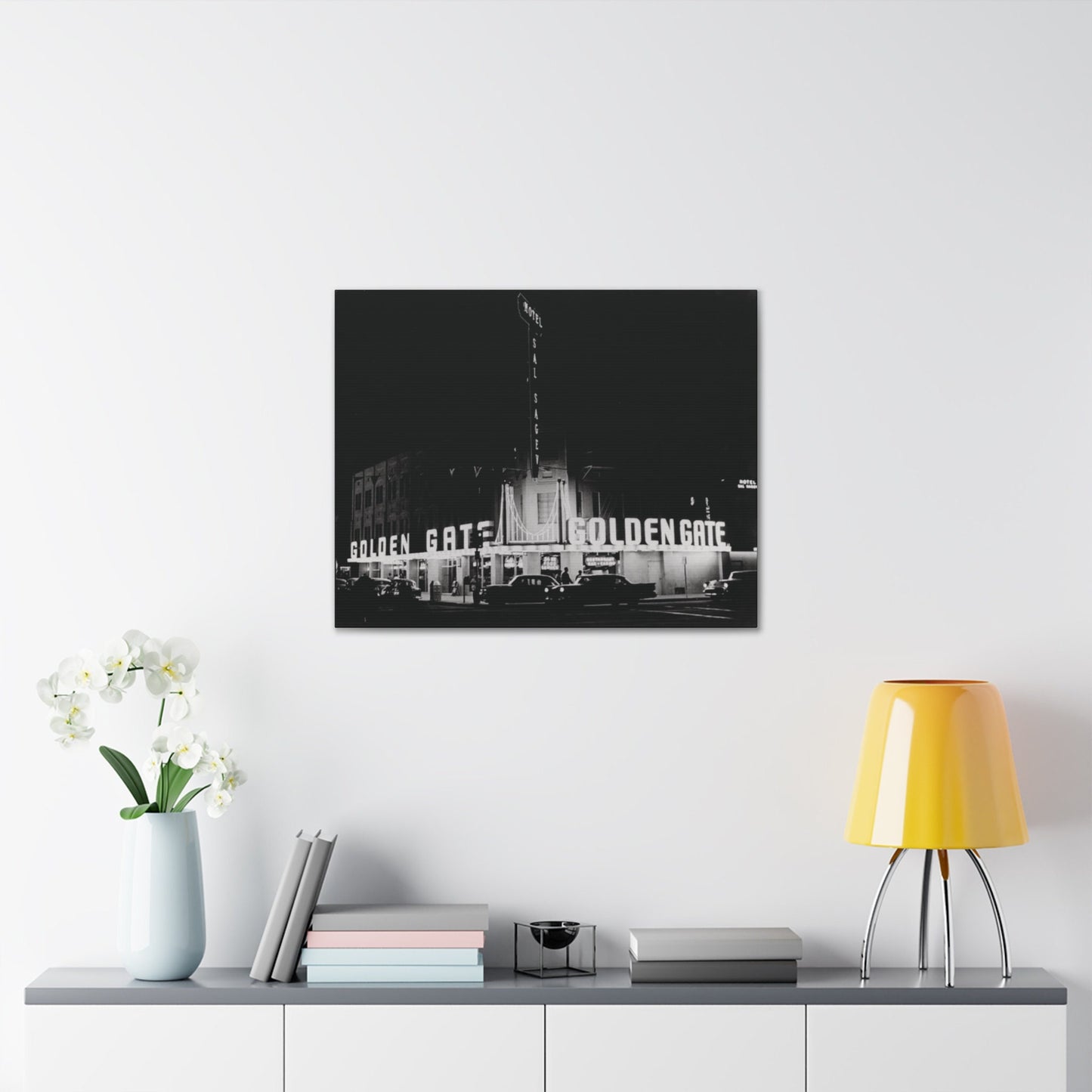 Vintage Casino Dreams: Fremont Street Canvas Art