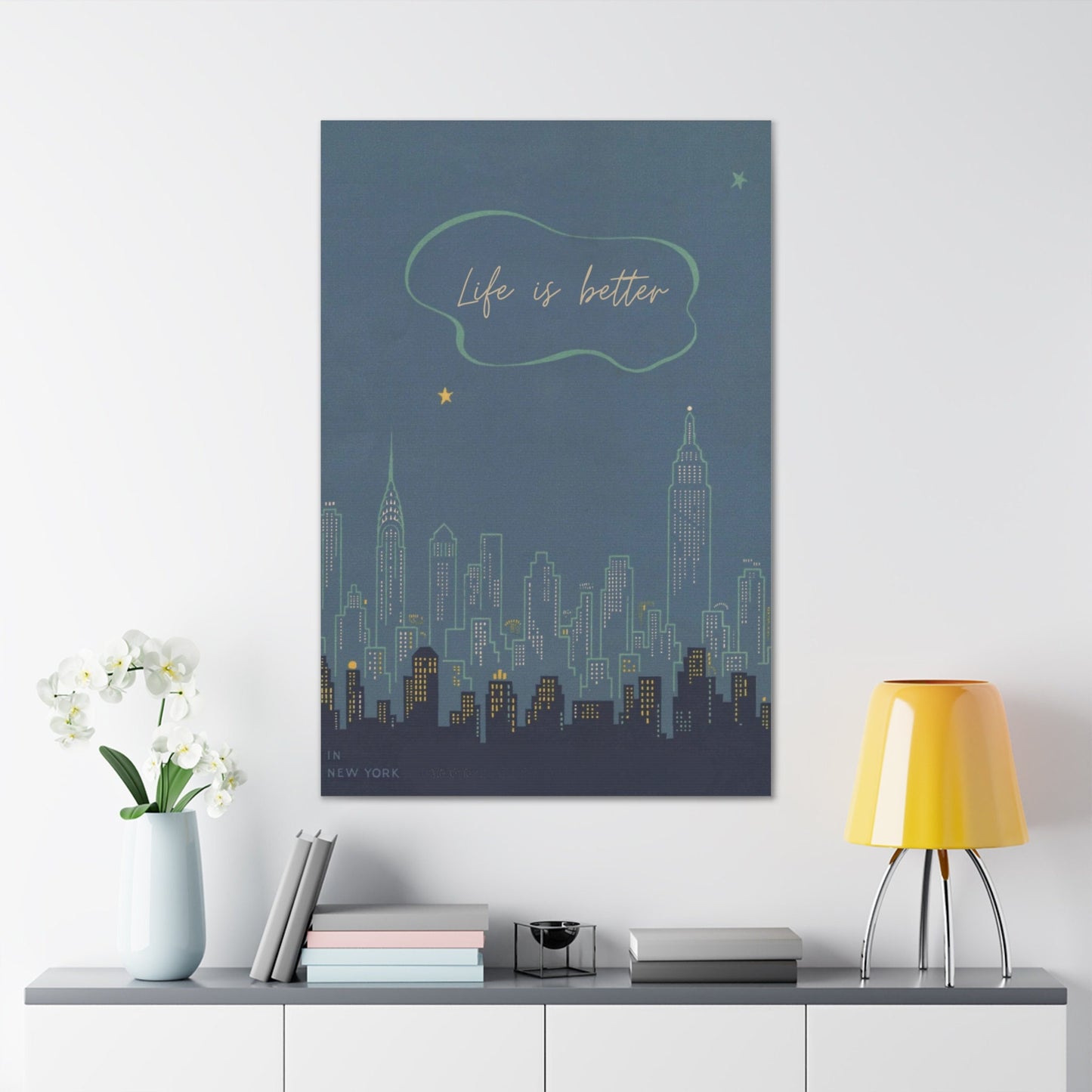 New York, Wall Art, Canvas Art, Menu Art