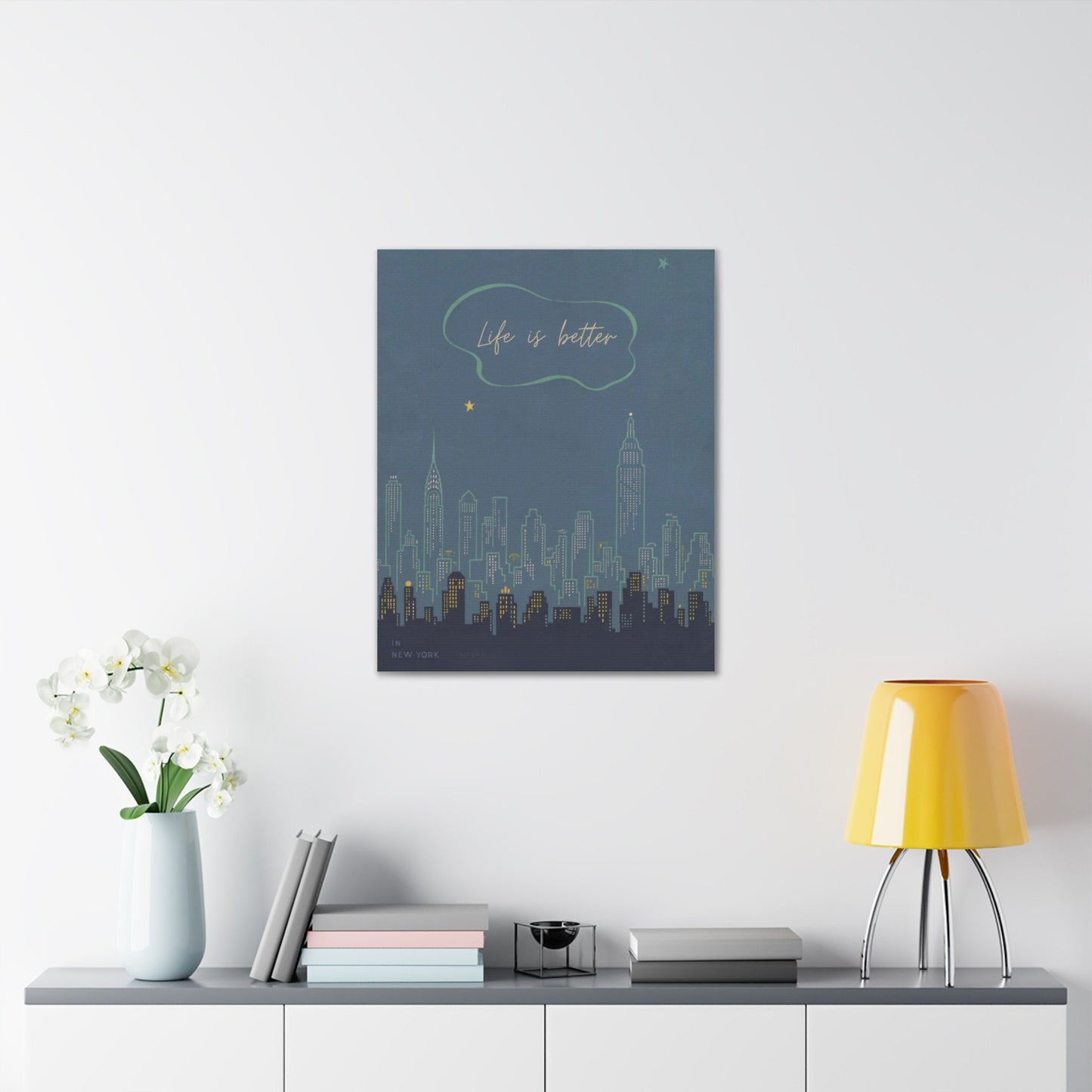 New York, Wall Art, Canvas Art, Menu Art