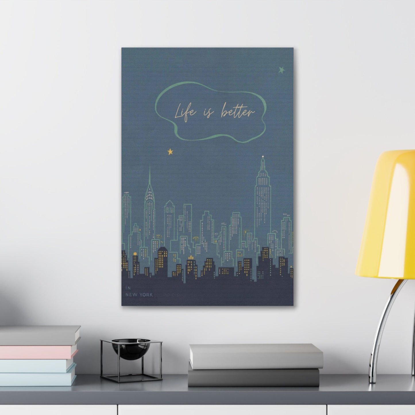 New York, Wall Art, Canvas Art, Menu Art