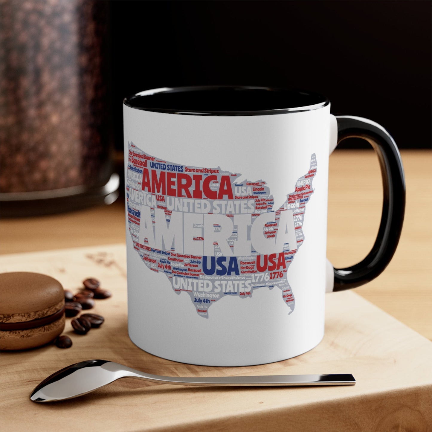 Liberty Brew Ceramic Mug - Vintage American Patriot Cup