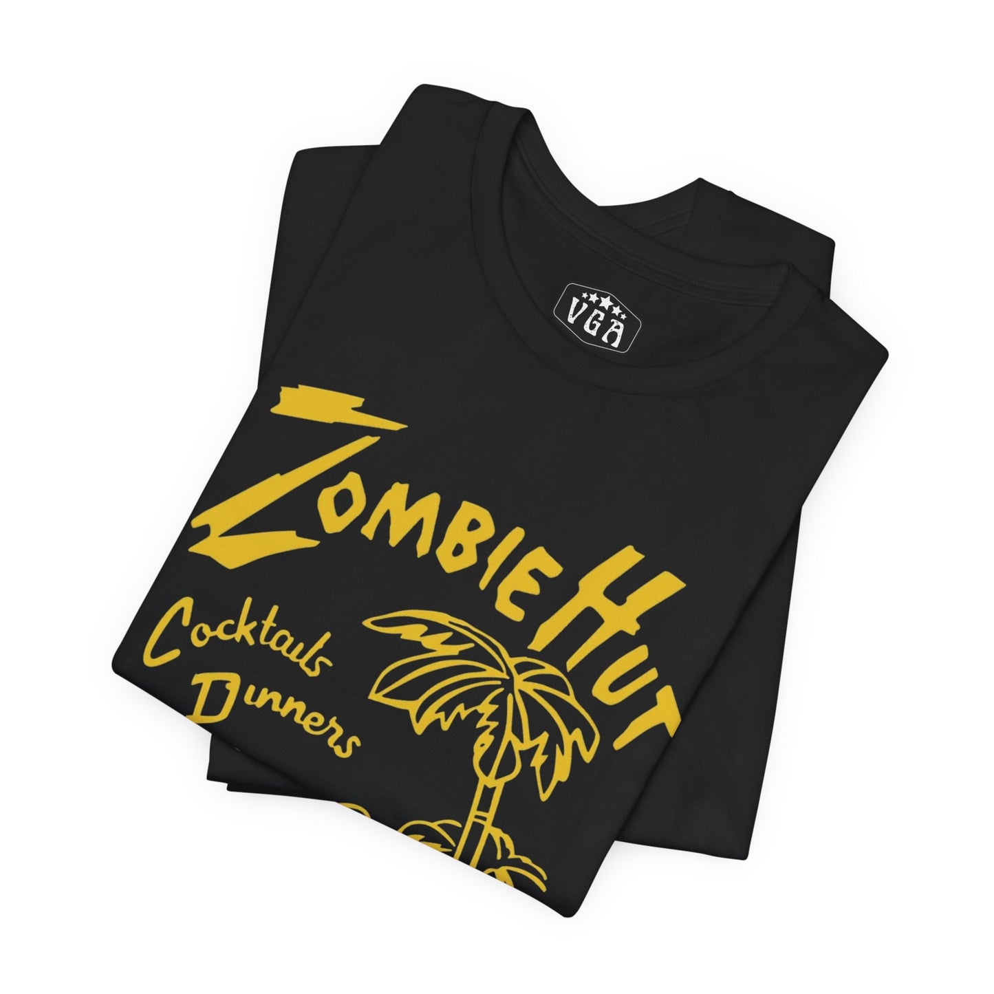 Retro Tiki Bar Aloha Shirt - Vintage Zombie Hut Sacramento Tee