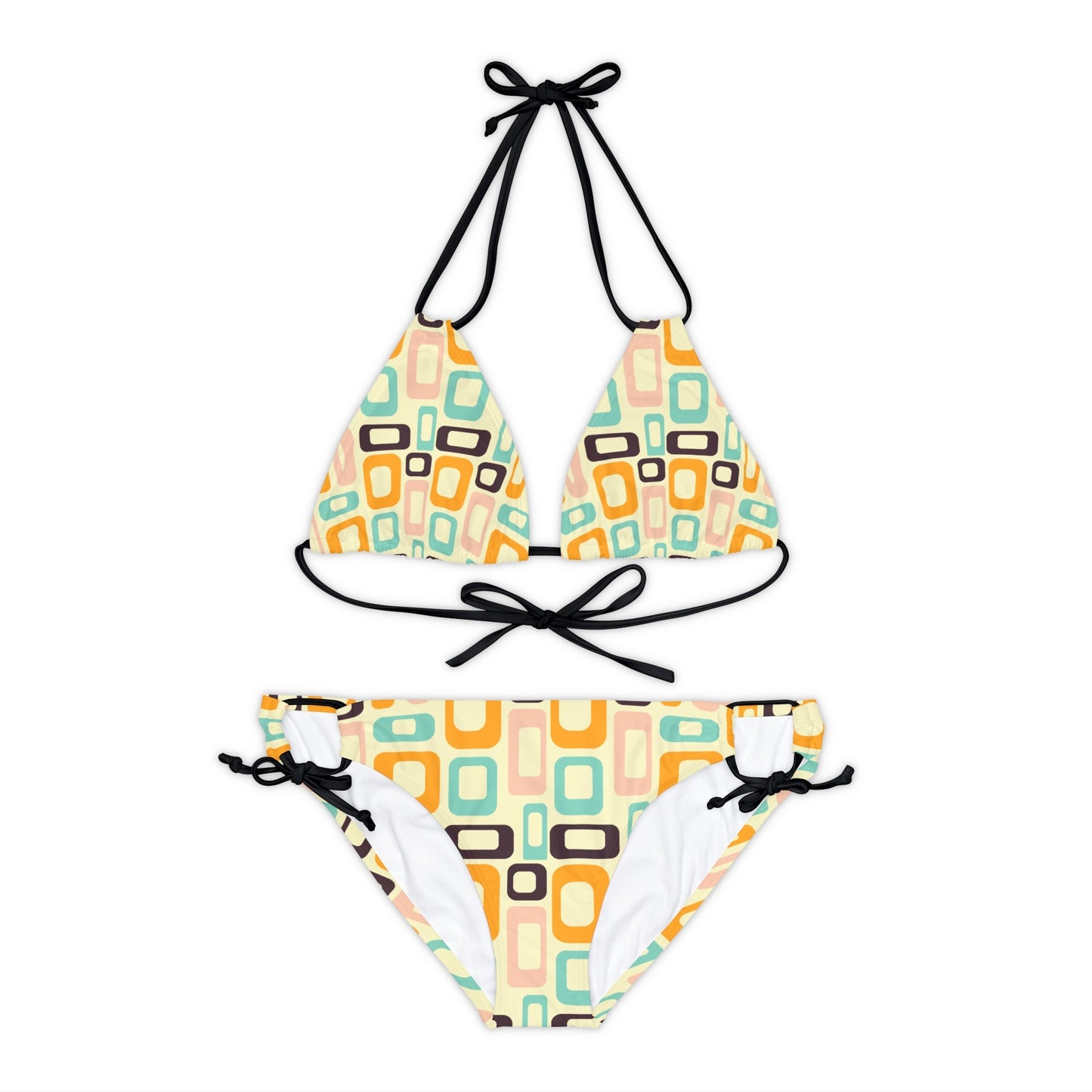 Retro 1950's Modern Bikini Pattern - Strappy Vintage Swimwear - Mid Century Pattern Swimsuit - Perfect Summer Beachwear for Women