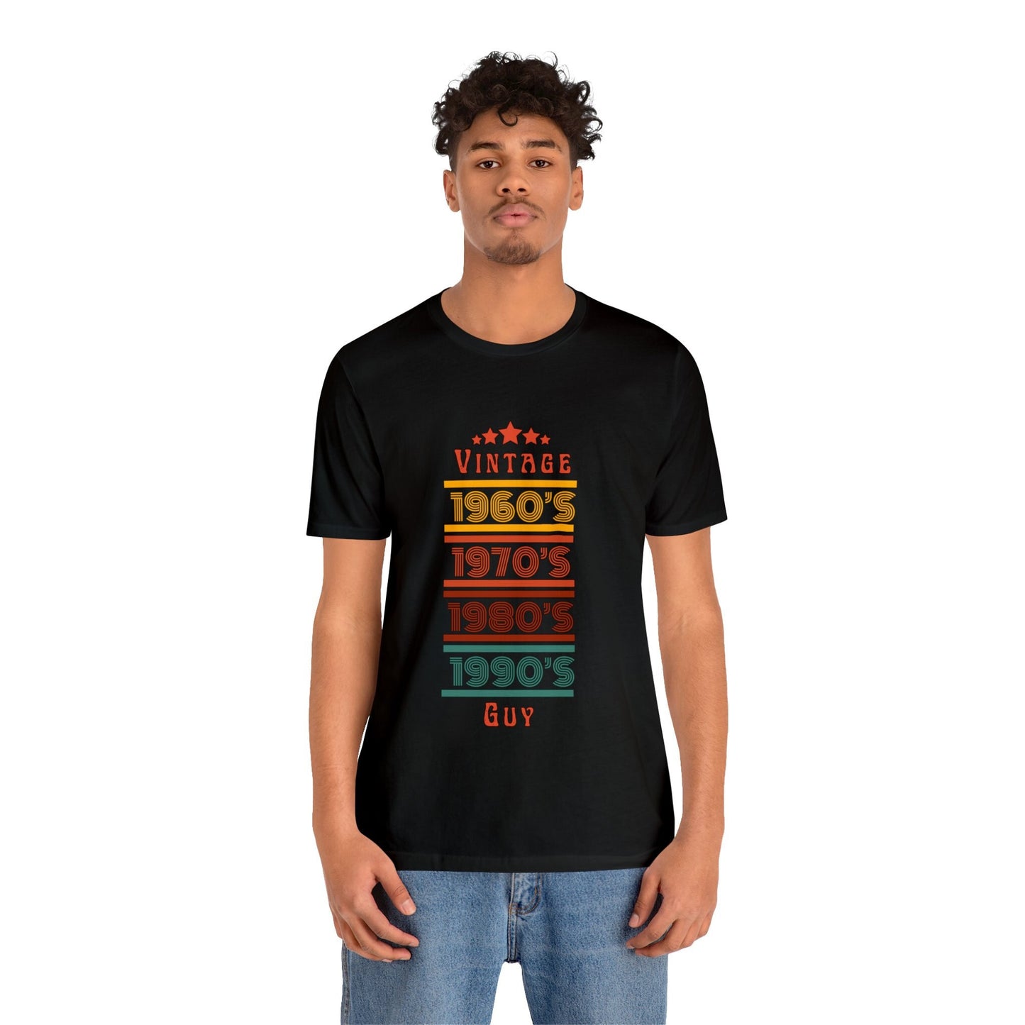 Trendy T-Shirt Vintage Guy Decades