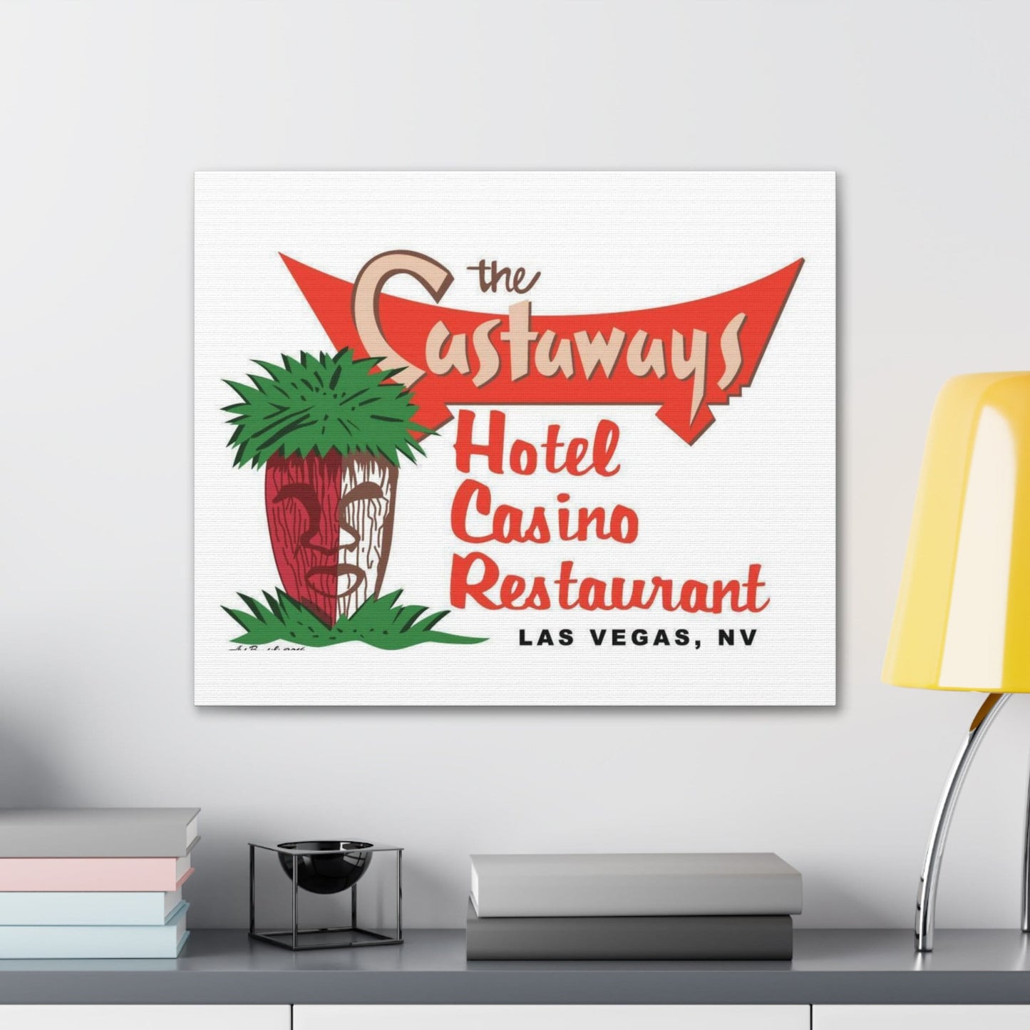 Las Vegas, Wall Art, Canvas Art, Castaways Hotel, Vintage Vegas, Casino Art