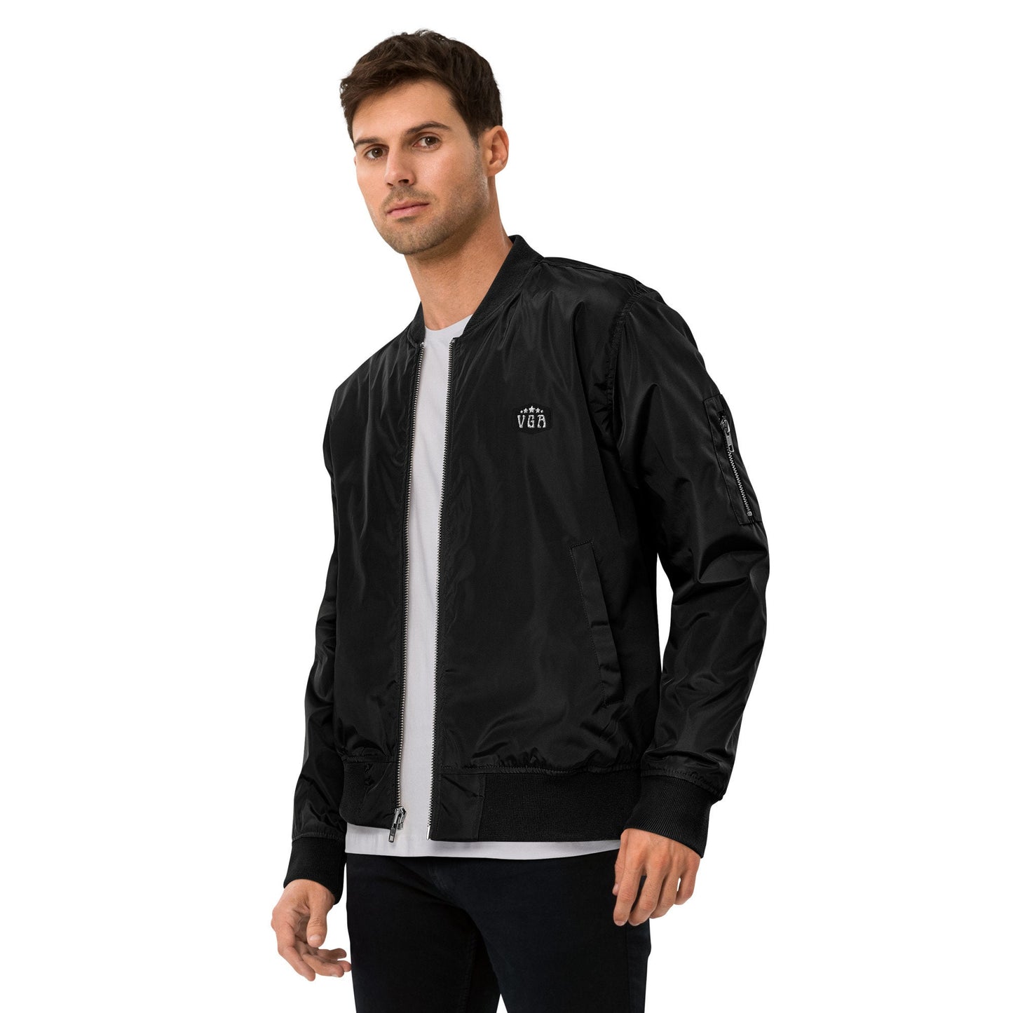 Mens bomber Jacket, Premium recycled material