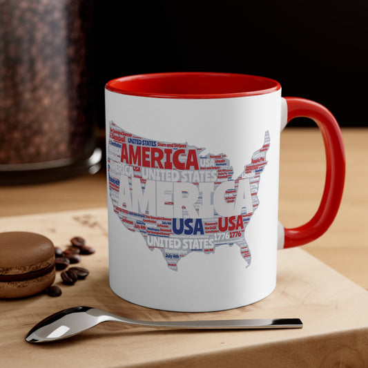 Liberty Brew Ceramic Mug - Vintage American Patriot Cup