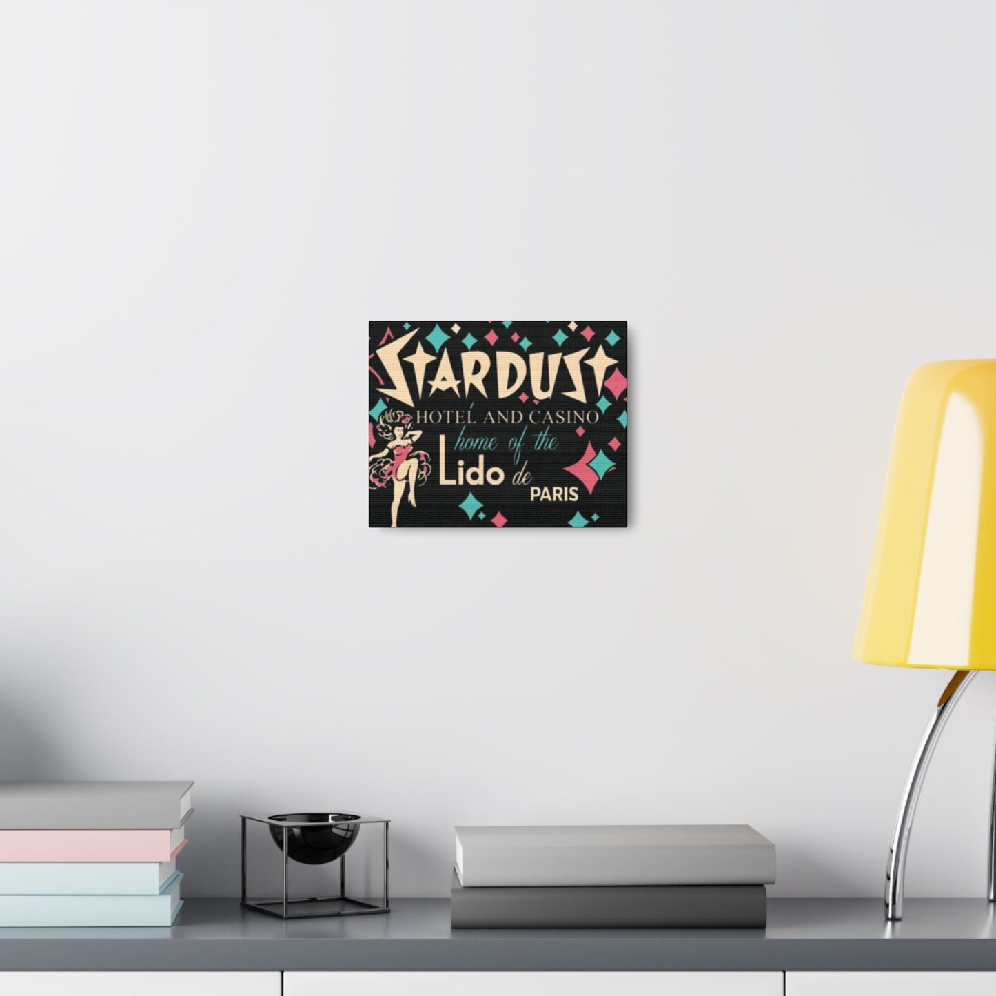 Vintage Stardust Casino Matchbook Art Canvas